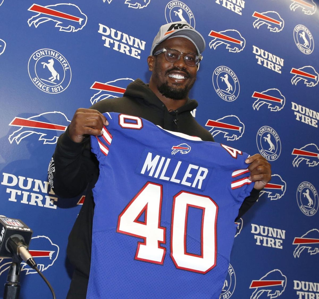 VON MILLER, EL JUGADOR QUE BUFFALO BILLS NECESITABA.